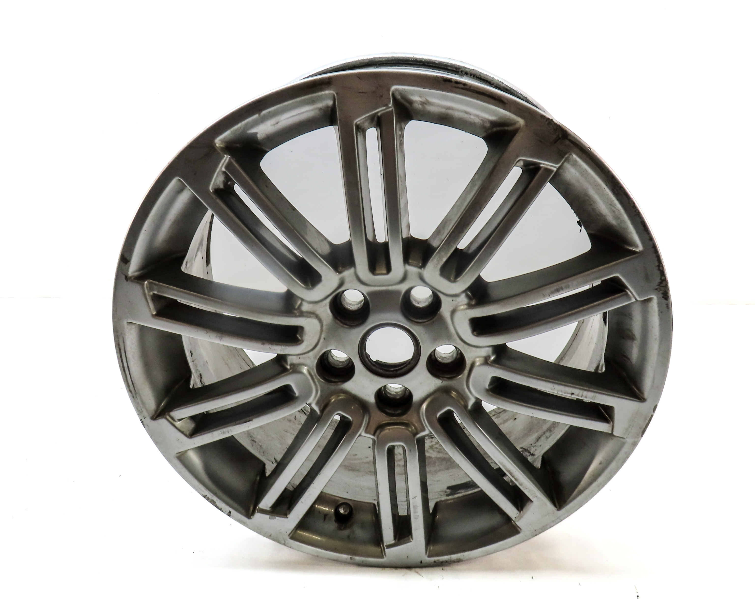 10-15 LAND ROVER LR4 10x8.5 10 SPLIT SPOKE ALUMINUM WHEEL RIM (SILVER SPARKLE) — exact item pictured